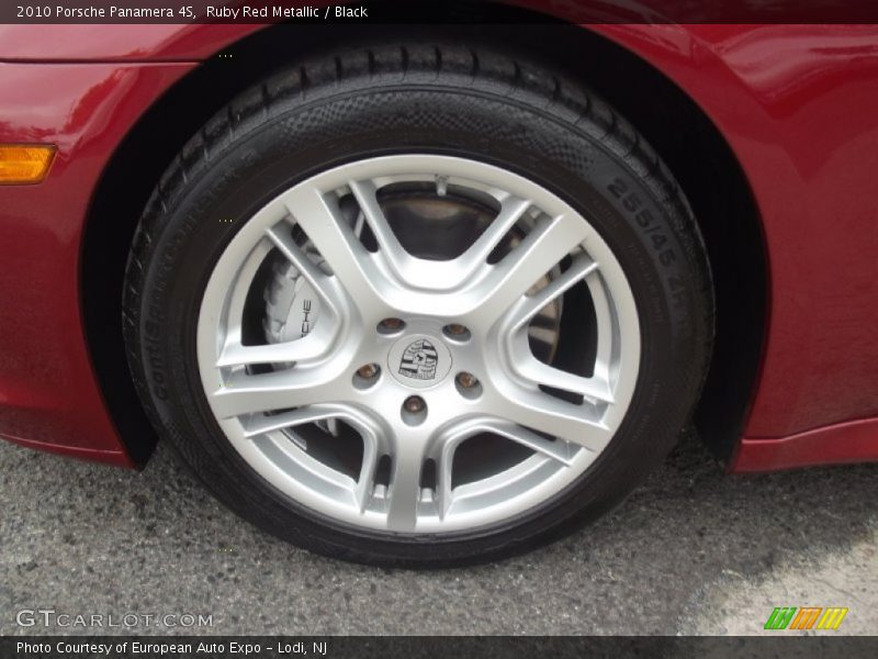 Ruby Red Metallic / Black 2010 Porsche Panamera 4S