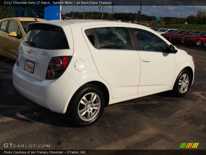 Summit White / Jet Black/Dark Titanium 2012 Chevrolet Sonic LT Hatch