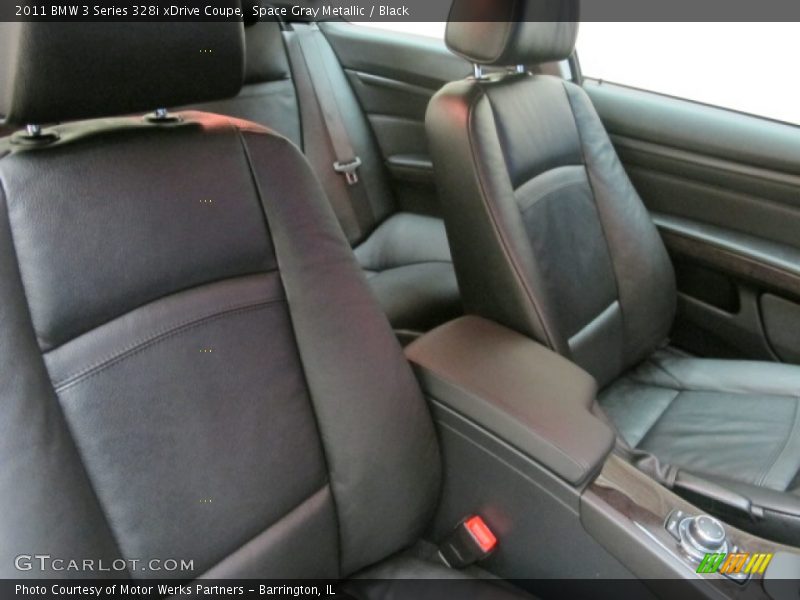 Space Gray Metallic / Black 2011 BMW 3 Series 328i xDrive Coupe