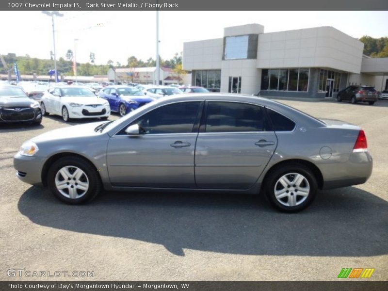 Dark Silver Metallic / Ebony Black 2007 Chevrolet Impala LS