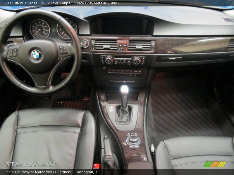 Space Gray Metallic / Black 2011 BMW 3 Series 328i xDrive Coupe