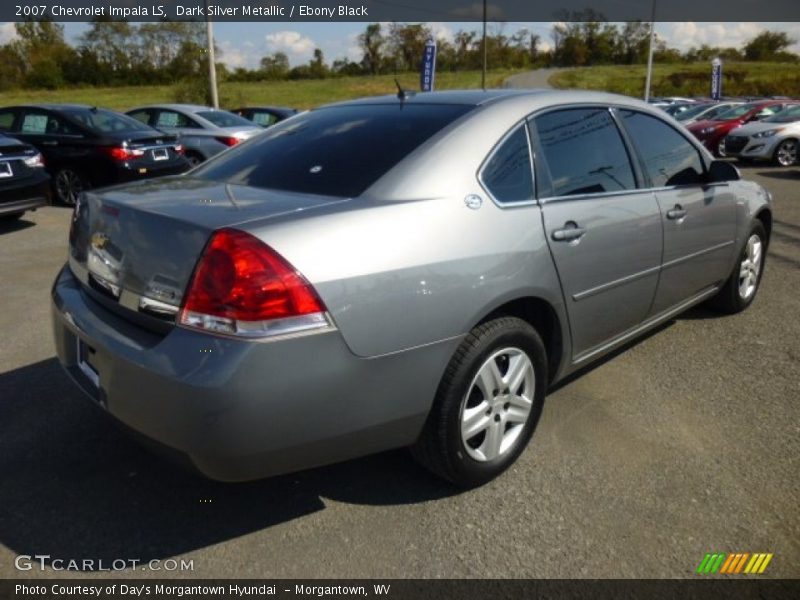 Dark Silver Metallic / Ebony Black 2007 Chevrolet Impala LS
