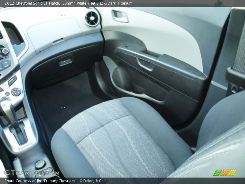 Summit White / Jet Black/Dark Titanium 2012 Chevrolet Sonic LT Hatch