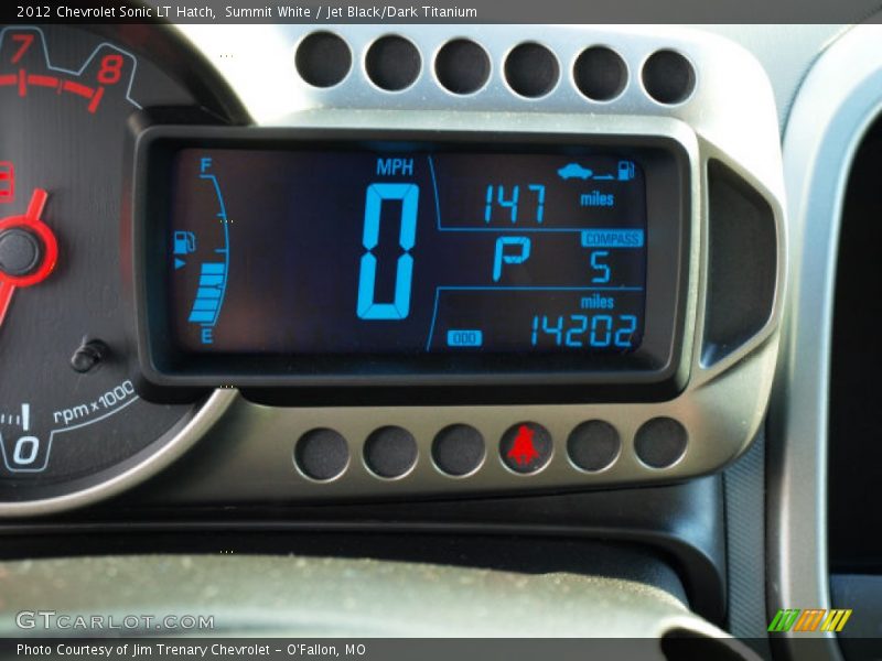 Summit White / Jet Black/Dark Titanium 2012 Chevrolet Sonic LT Hatch