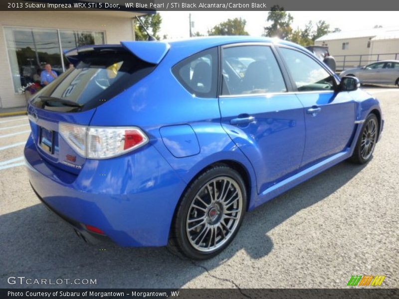 WR Blue Pearl / STi Black Alcantara/Carbon Black 2013 Subaru Impreza WRX STi 5 Door