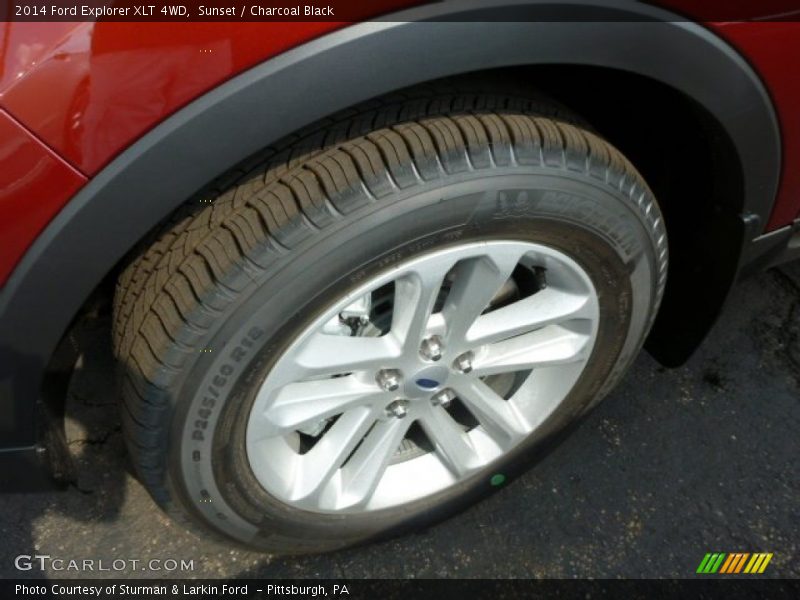 Sunset / Charcoal Black 2014 Ford Explorer XLT 4WD