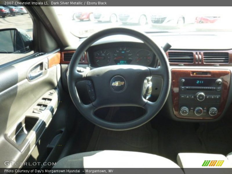 Dark Silver Metallic / Ebony Black 2007 Chevrolet Impala LS
