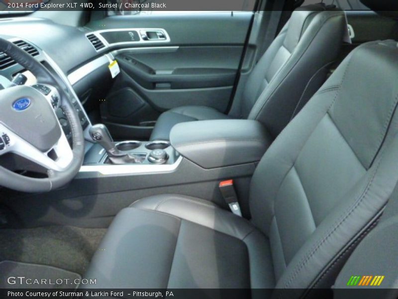 Sunset / Charcoal Black 2014 Ford Explorer XLT 4WD