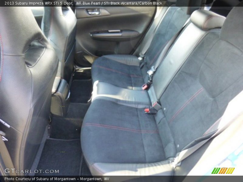 Rear Seat of 2013 Impreza WRX STi 5 Door