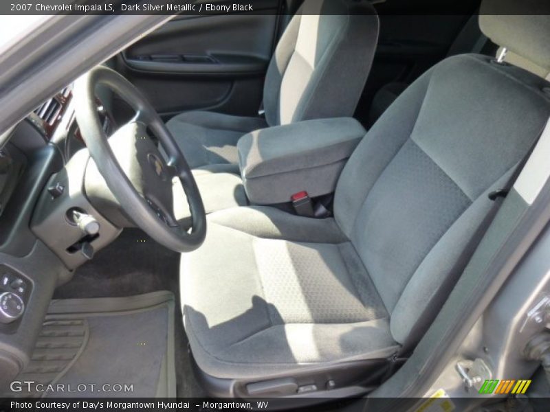 Dark Silver Metallic / Ebony Black 2007 Chevrolet Impala LS