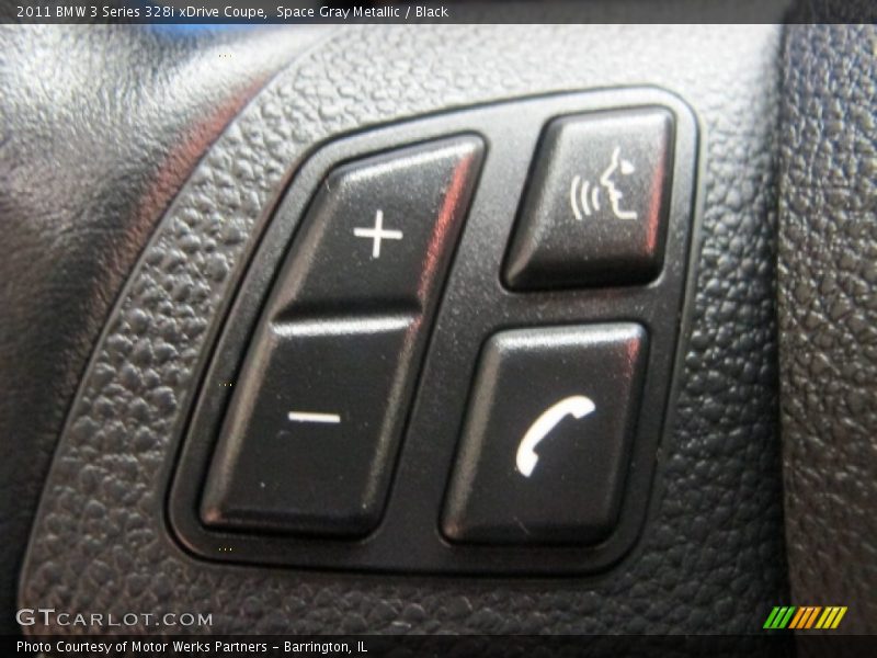 Space Gray Metallic / Black 2011 BMW 3 Series 328i xDrive Coupe