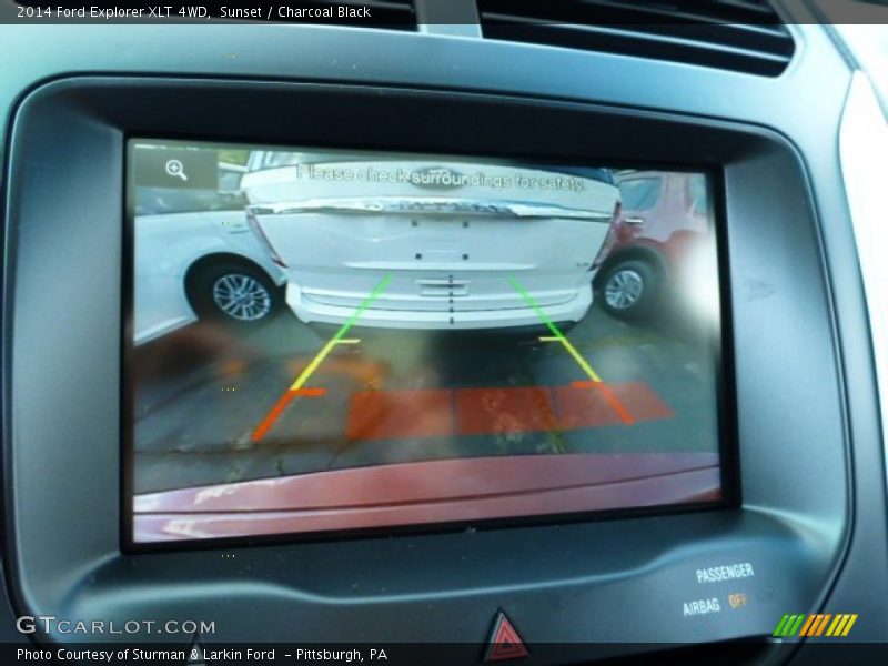 Sunset / Charcoal Black 2014 Ford Explorer XLT 4WD
