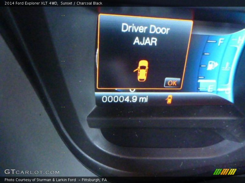 Sunset / Charcoal Black 2014 Ford Explorer XLT 4WD