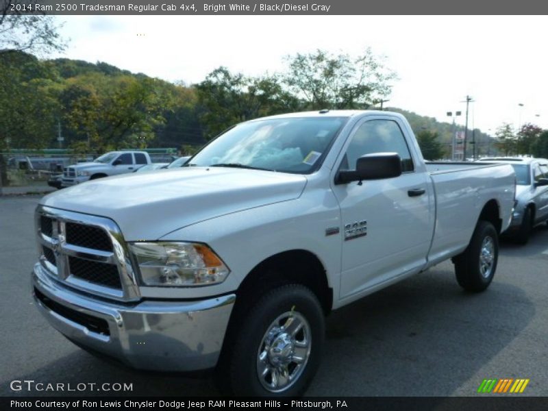 Bright White / Black/Diesel Gray 2014 Ram 2500 Tradesman Regular Cab 4x4