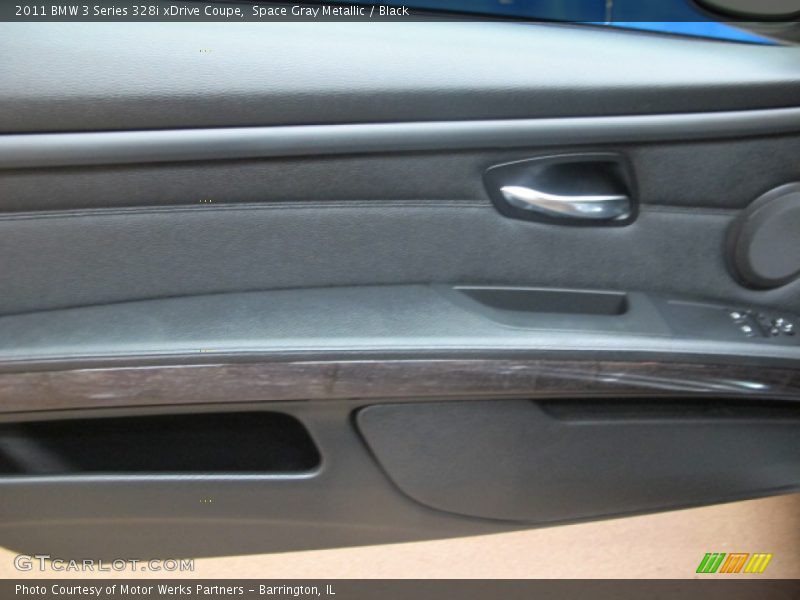 Space Gray Metallic / Black 2011 BMW 3 Series 328i xDrive Coupe