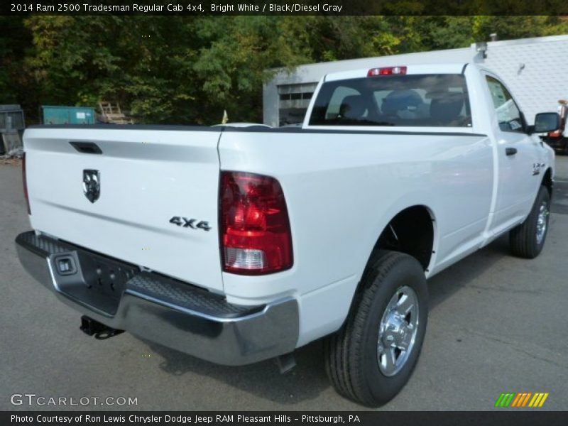Bright White / Black/Diesel Gray 2014 Ram 2500 Tradesman Regular Cab 4x4