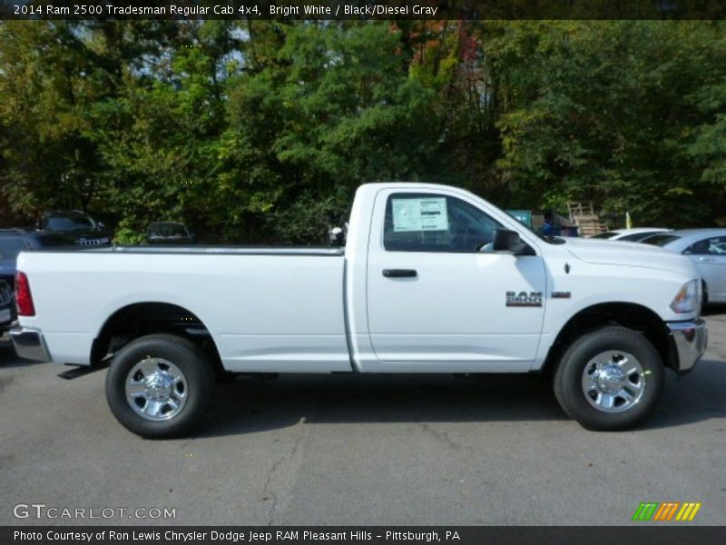 Bright White / Black/Diesel Gray 2014 Ram 2500 Tradesman Regular Cab 4x4