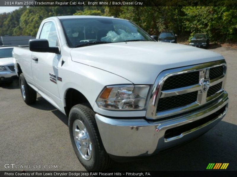 Bright White / Black/Diesel Gray 2014 Ram 2500 Tradesman Regular Cab 4x4