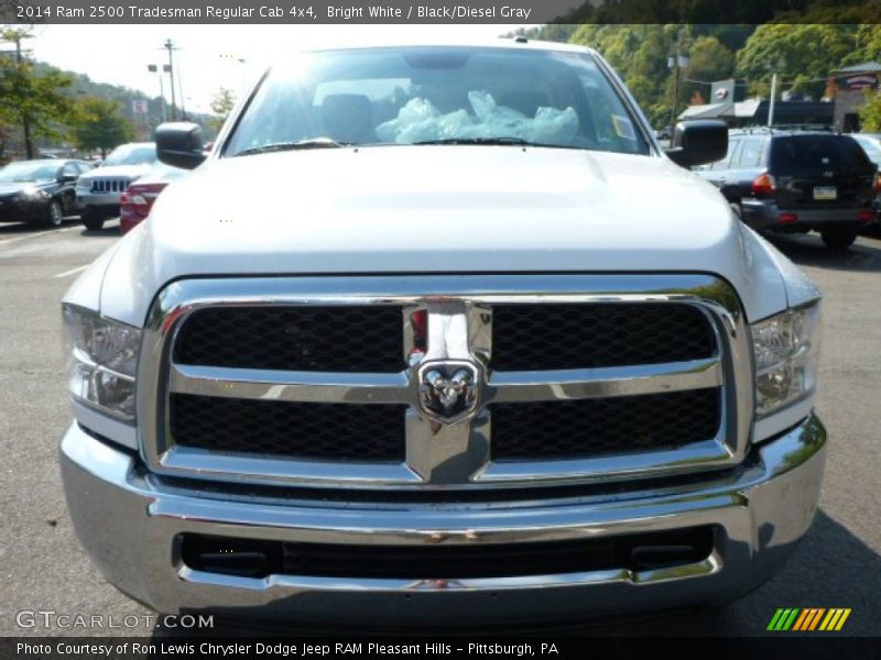 Bright White / Black/Diesel Gray 2014 Ram 2500 Tradesman Regular Cab 4x4