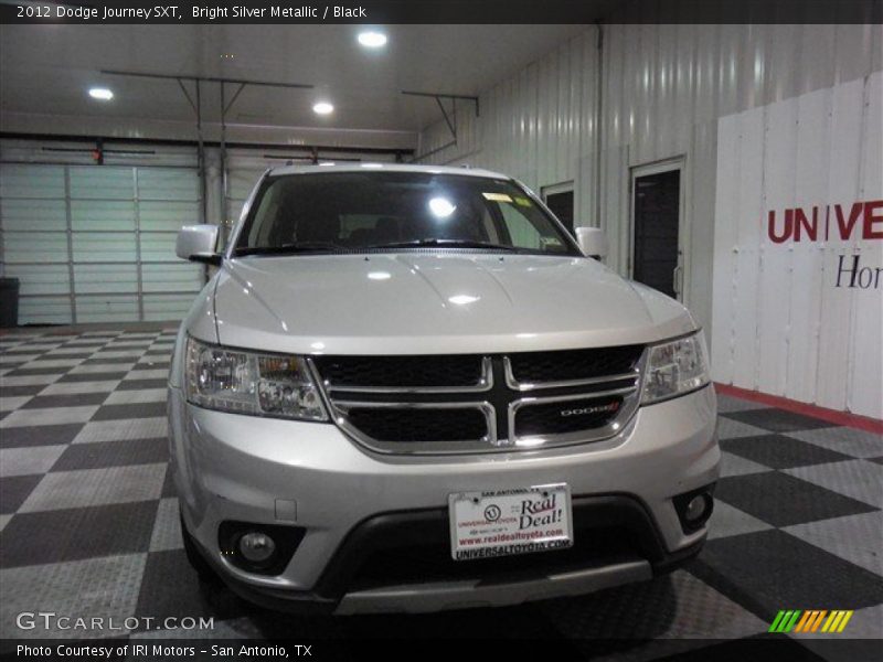 Bright Silver Metallic / Black 2012 Dodge Journey SXT