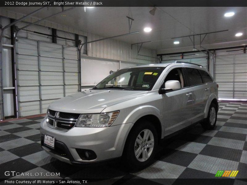 Bright Silver Metallic / Black 2012 Dodge Journey SXT