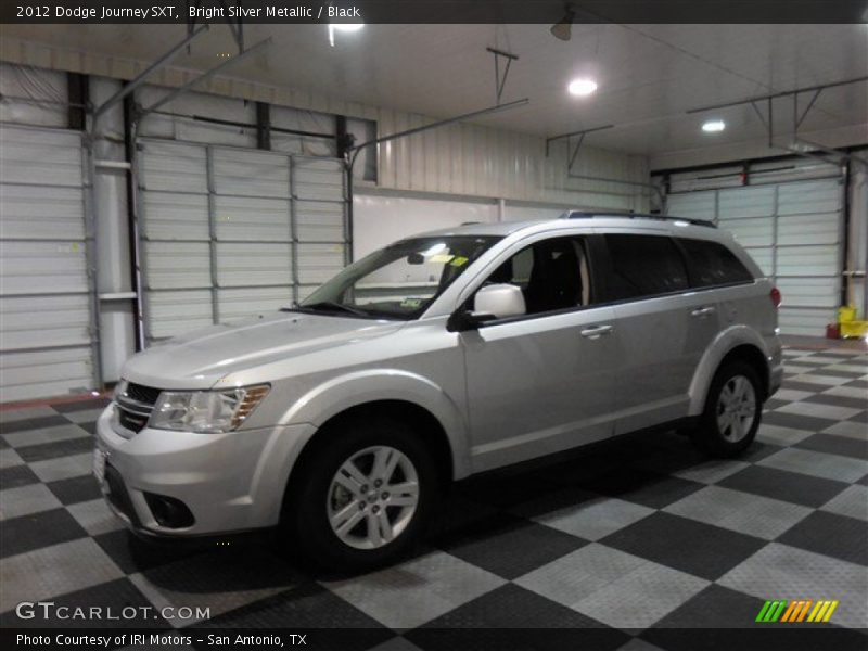 Bright Silver Metallic / Black 2012 Dodge Journey SXT