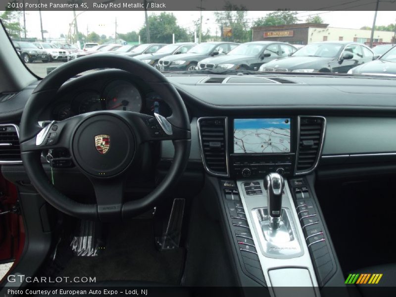 Ruby Red Metallic / Black 2010 Porsche Panamera 4S