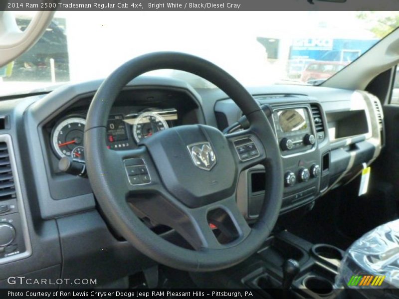 Bright White / Black/Diesel Gray 2014 Ram 2500 Tradesman Regular Cab 4x4