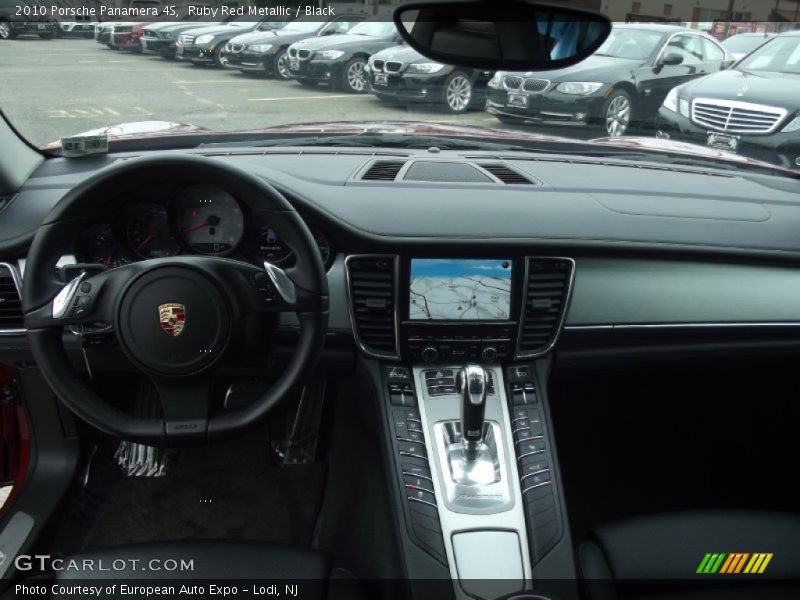 Ruby Red Metallic / Black 2010 Porsche Panamera 4S