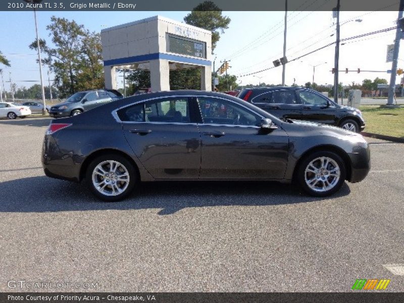 Grigio Metallic / Ebony 2010 Acura TL 3.5