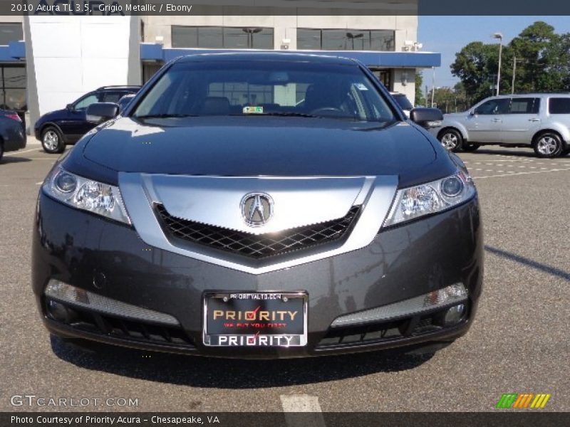 Grigio Metallic / Ebony 2010 Acura TL 3.5