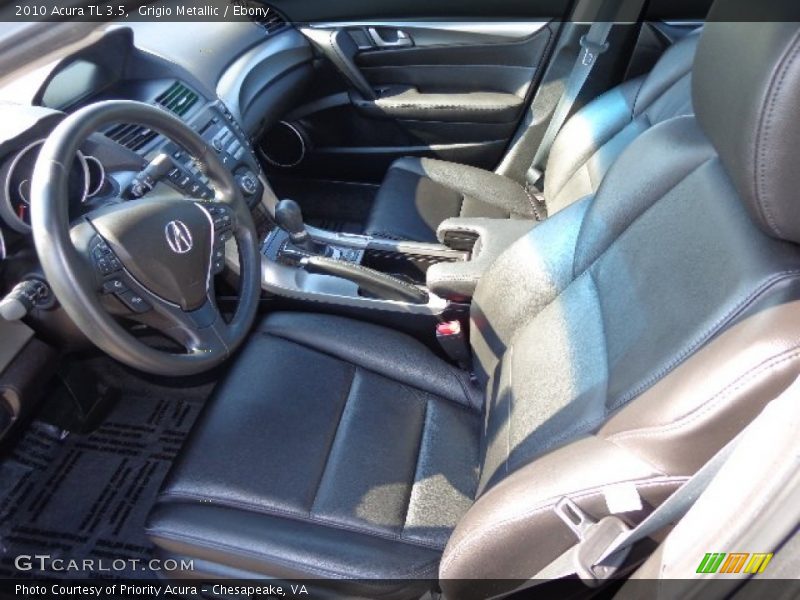 Grigio Metallic / Ebony 2010 Acura TL 3.5
