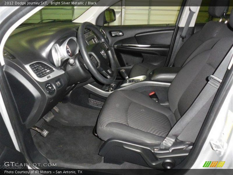 Bright Silver Metallic / Black 2012 Dodge Journey SXT