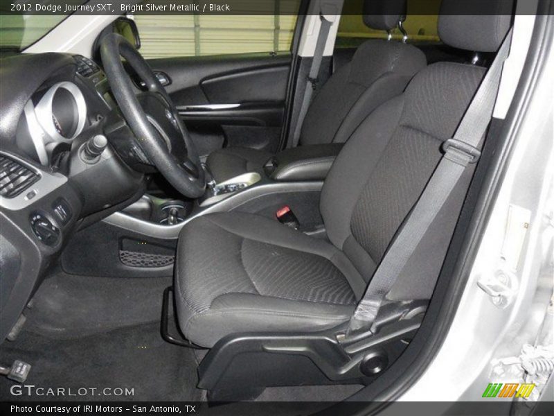 Bright Silver Metallic / Black 2012 Dodge Journey SXT