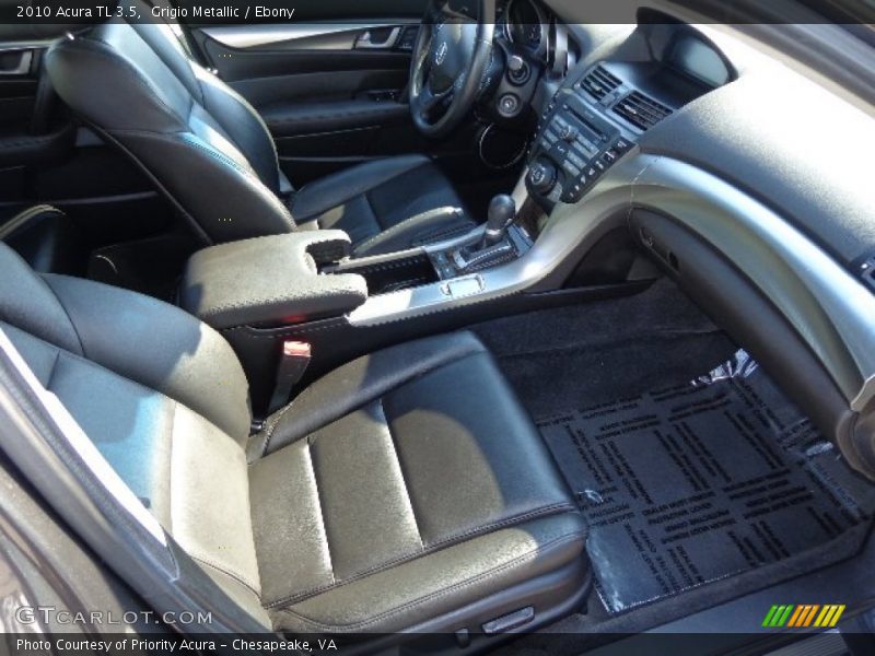 Grigio Metallic / Ebony 2010 Acura TL 3.5