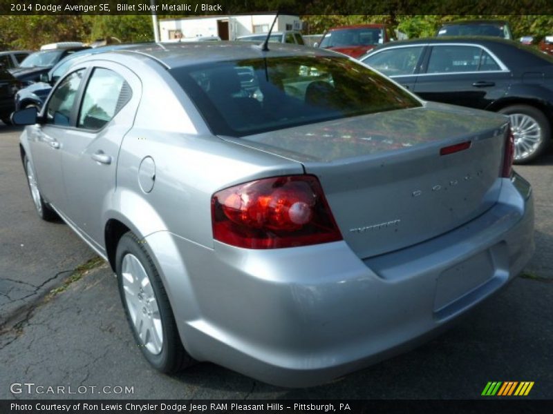 Billet Silver Metallic / Black 2014 Dodge Avenger SE