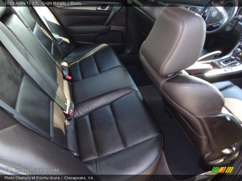 Grigio Metallic / Ebony 2010 Acura TL 3.5