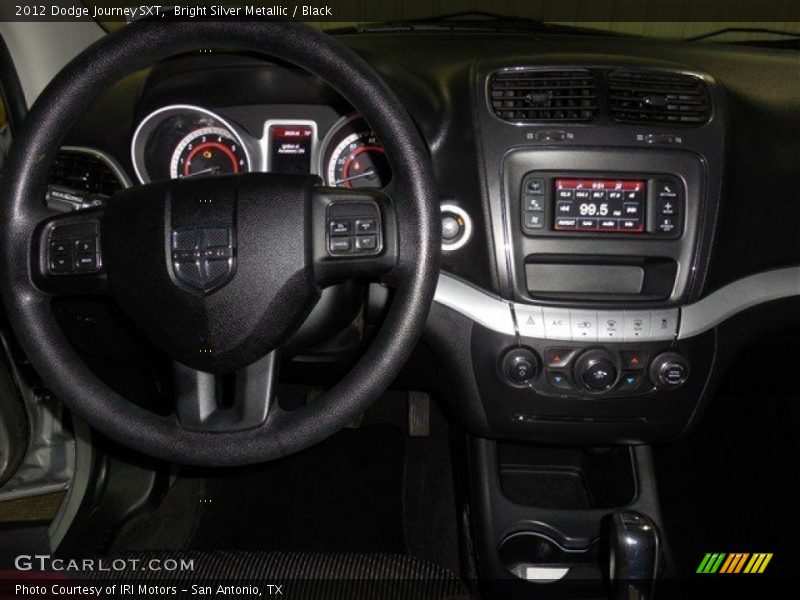 Bright Silver Metallic / Black 2012 Dodge Journey SXT