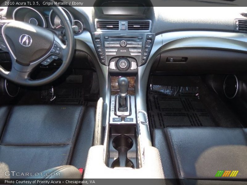 Grigio Metallic / Ebony 2010 Acura TL 3.5