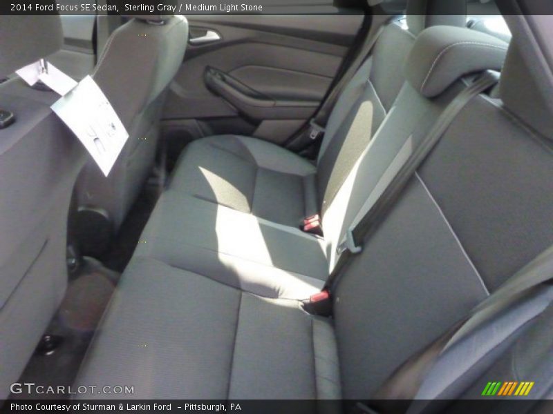 Sterling Gray / Medium Light Stone 2014 Ford Focus SE Sedan