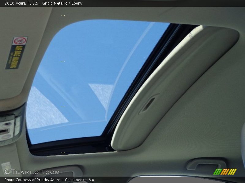 Grigio Metallic / Ebony 2010 Acura TL 3.5