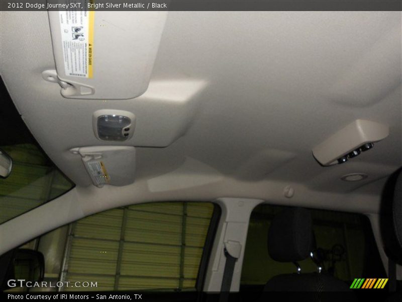 Bright Silver Metallic / Black 2012 Dodge Journey SXT