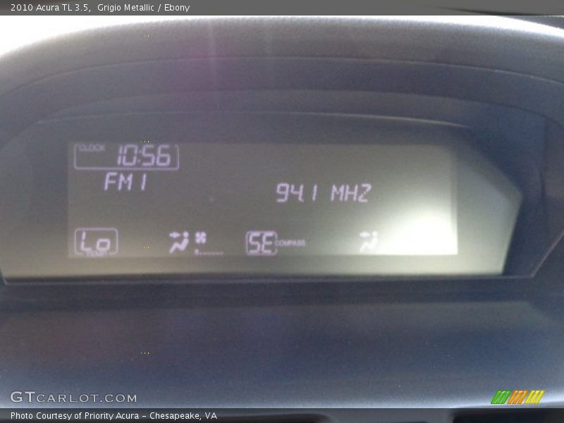 Grigio Metallic / Ebony 2010 Acura TL 3.5