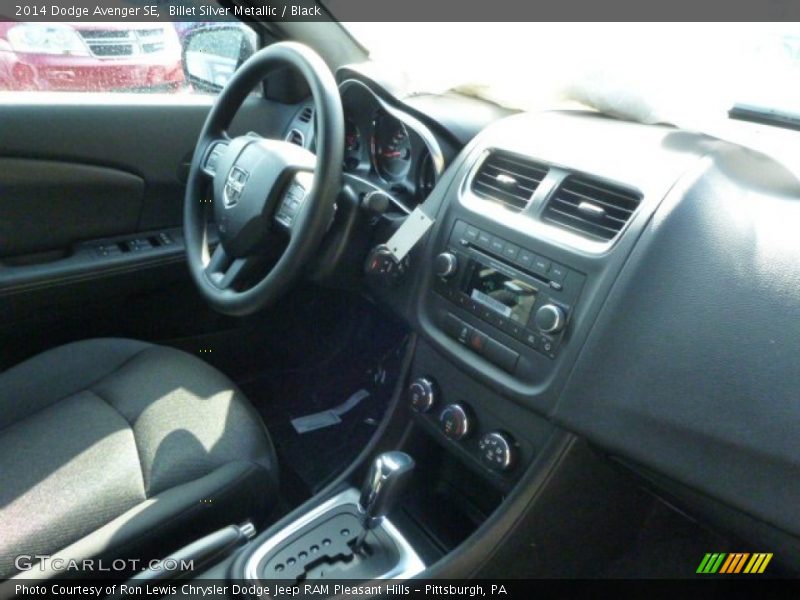 Billet Silver Metallic / Black 2014 Dodge Avenger SE
