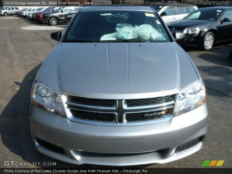 Billet Silver Metallic / Black 2014 Dodge Avenger SE