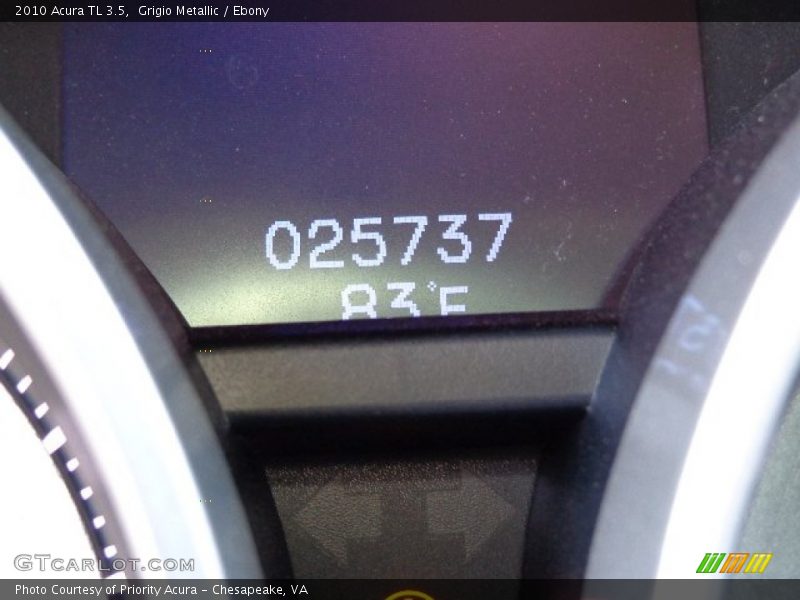 Grigio Metallic / Ebony 2010 Acura TL 3.5