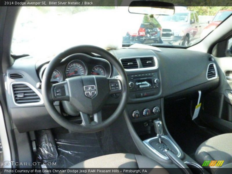 Billet Silver Metallic / Black 2014 Dodge Avenger SE