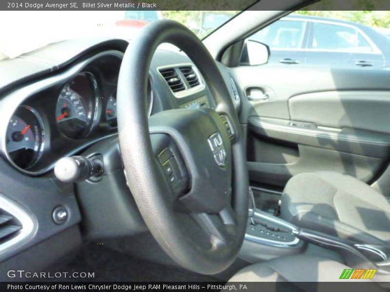Billet Silver Metallic / Black 2014 Dodge Avenger SE