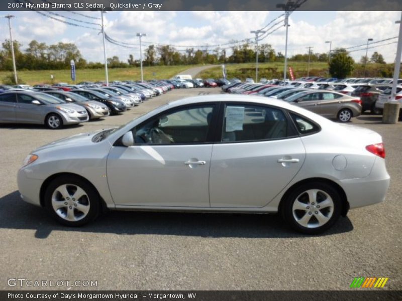 Quicksilver / Gray 2007 Hyundai Elantra GLS Sedan