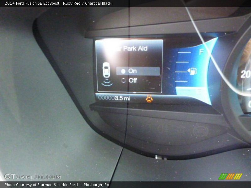 Ruby Red / Charcoal Black 2014 Ford Fusion SE EcoBoost